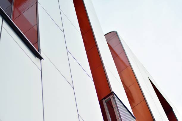 istock Modern architecture, glass and steel. Abstract architectural design. 944305204