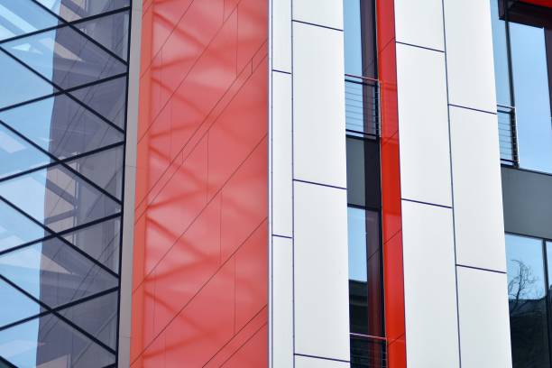 istock Modern architecture, glass and steel. Abstract architectural design. 944305322