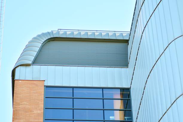 istock Modern architecture, glass and steel. Abstract architectural design. 944310796