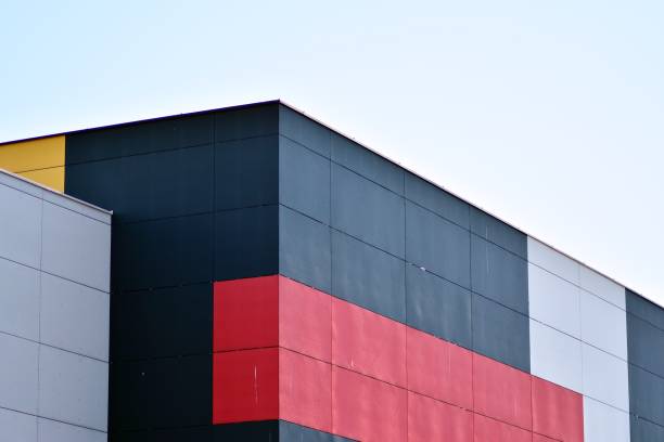 istock Modern architecture, glass and steel. Abstract architectural design. 944313878