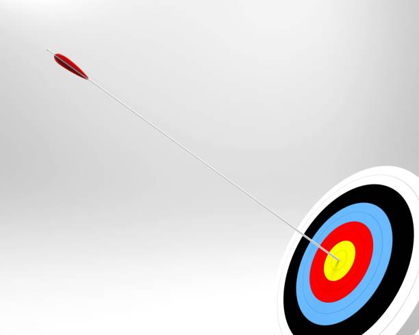 istock Target hit in the center by arrows 944318810