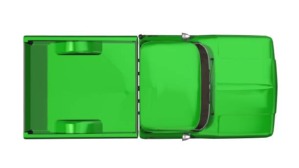istock A   Pickup Truck isolated on white background - top view 944325766