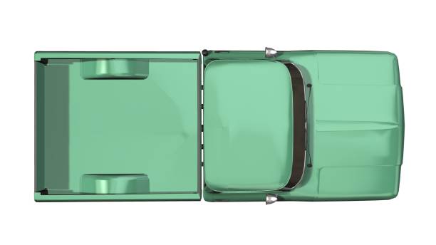 istock A   Pickup Truck isolated on white background - top view 944328318