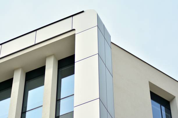 istock Modern architecture, glass and steel. Abstract architectural design. 944328528