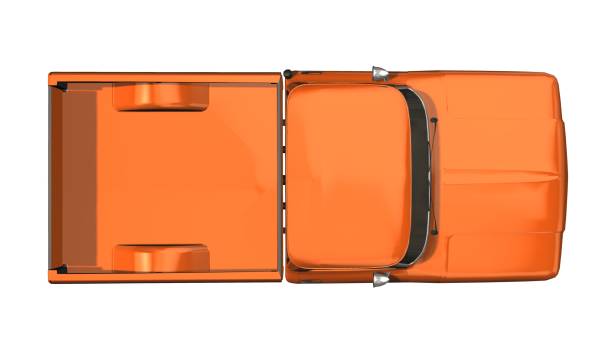 istock A   Pickup Truck isolated on white background - top view 944328640