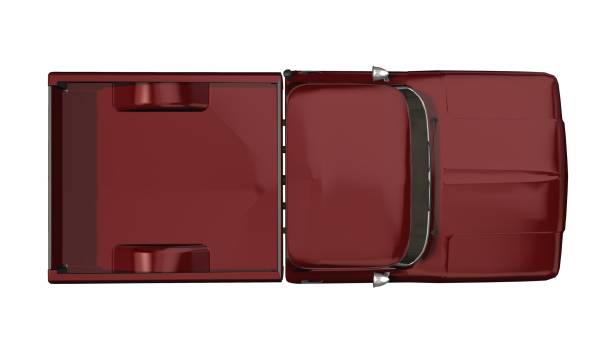 istock A   Pickup Truck isolated on white background - top view 944328756