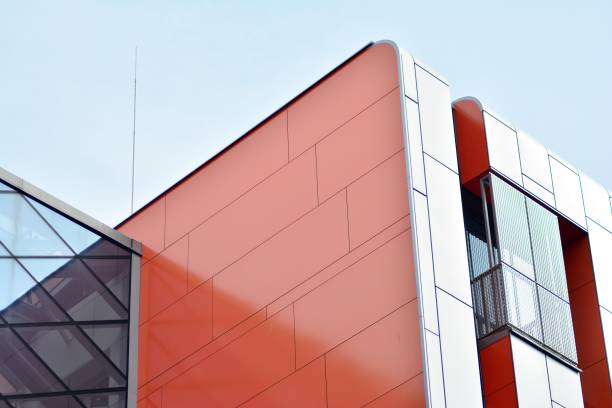 istock Modern architecture, glass and steel. Abstract architectural design. 944330042
