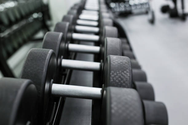 istock Modern gym. and sports equipment 944332690