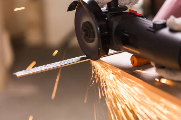 istock Sparks during cutting of metal angle grinder 944332740