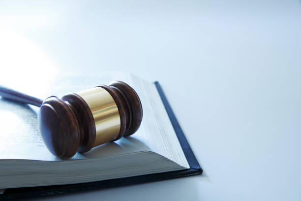 istock Gavel Rests On Top Of Open Law Book 944365392