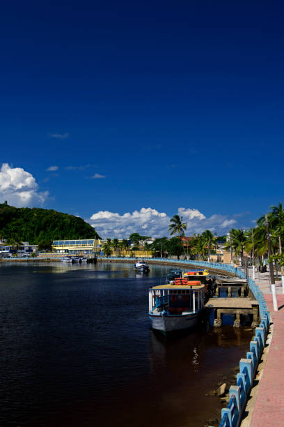 itanhaém river - brazil - sao paulo south america marina southeastern region imagens e fotografias de stock
