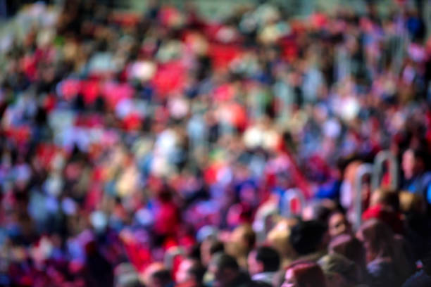 istock Spetators at hockey match blurred 944368418