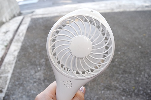 Portable fan, cooling fan, fan, small