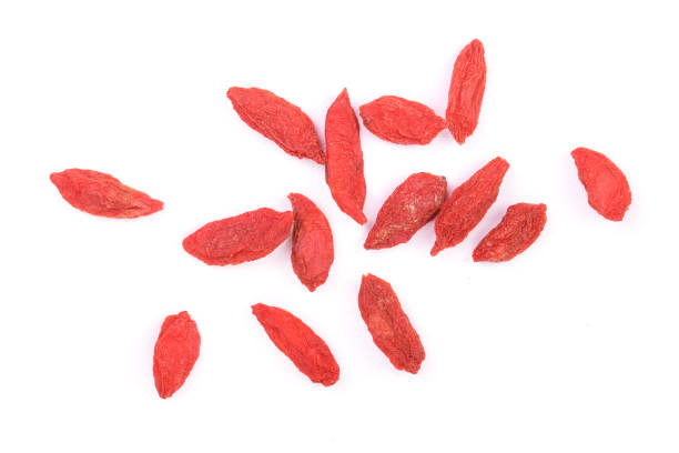 istock Dried goji berries Isolated on white background 944389530
