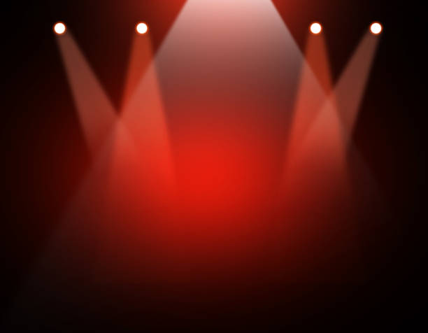 istock The concert on stage background with flood lights 944393596