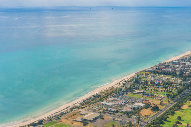 istock Aerial view of beautiful ocean coastline 944393664