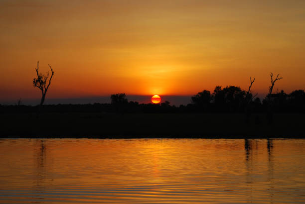istock Sunset over lake in Australia 944397170