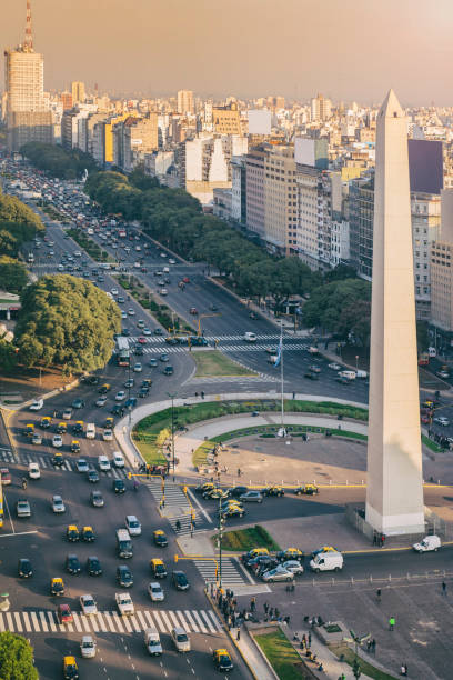 istock Argentina Buenos Aires center with Obelisco seen from above 944402216