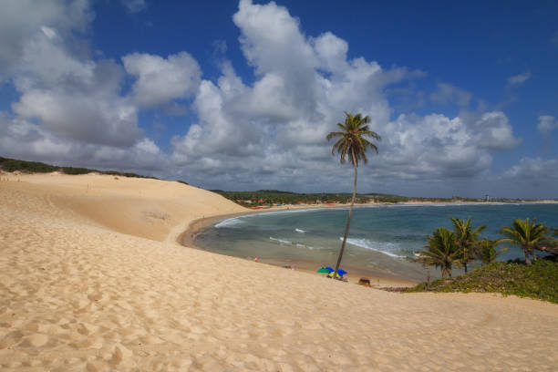 Genipabu beach and sand dunes The Genipabu beach and sand dunes in Natal - RN - Brazil natal brazil stock pictures, royalty-free photos & images