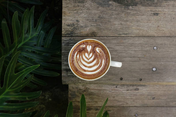 istock a cup of latte art coffee 944428734