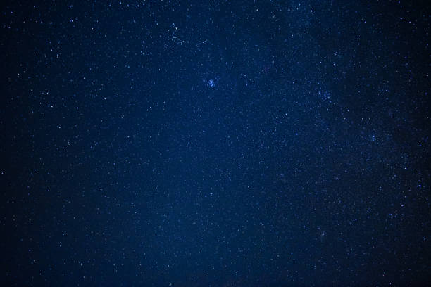 istock Starry Night blue sky with stars. Nature background. 944428986