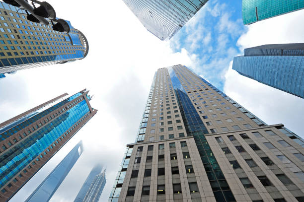 istock Shanghai world financial center skyscrapers 944431124