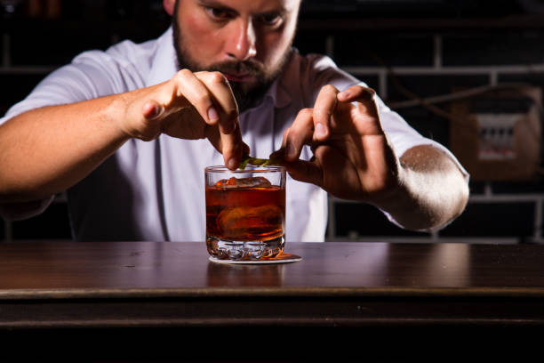 istock Barman is making cocktail at restaurant 944450836