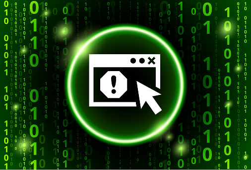 Error Screen Binary Code Vector Pattern Background Stock Illustration ...