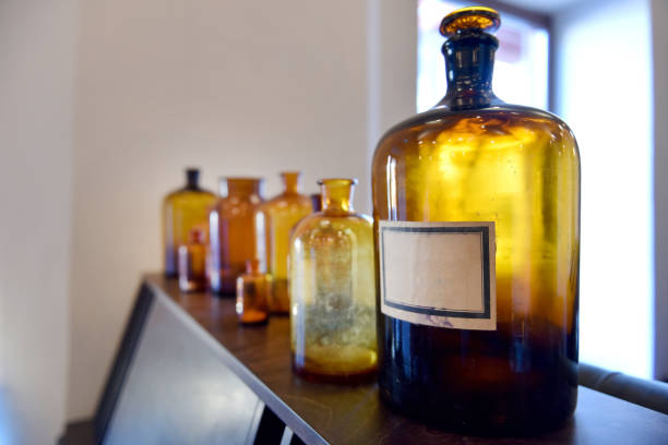 istock Vintage medicine bottles 944465076