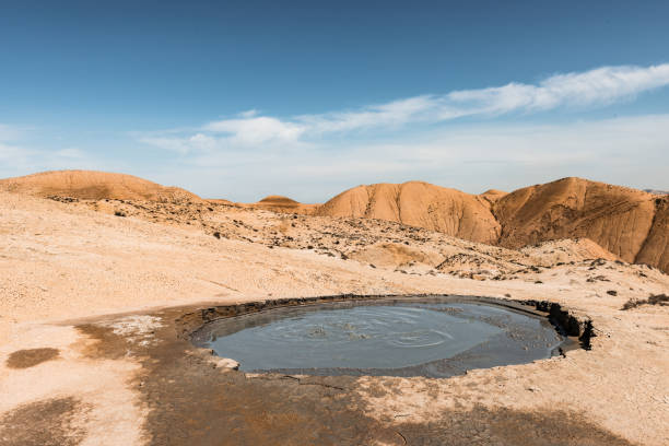 istock Crater of mud volcano 944465970