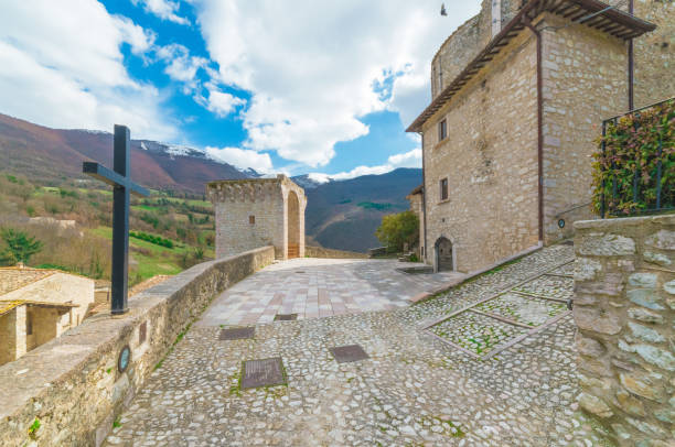 istock Vallo di Nera (Umbria, Italy) - Medieval village 944468628