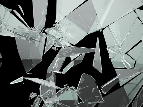 go shopping Minefield climb Broken Shattered Glass Pieces Isolated On Black Stock Photo - Download  Image Now - Mirror - Object, Broken, Cracked - iStock