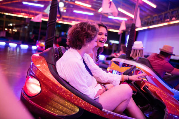istock Driving bumper cars 944486538
