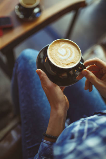 istock Directly above view of cappuccino 944493904