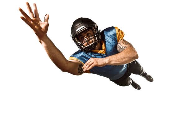 istock one american football player man studio isolated on white background 944502214