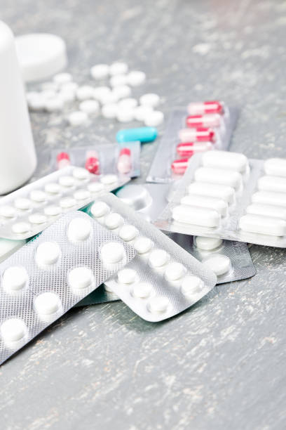 istock Pills. Medicine Pills in blister pack. Tablets and bottle. 944512024