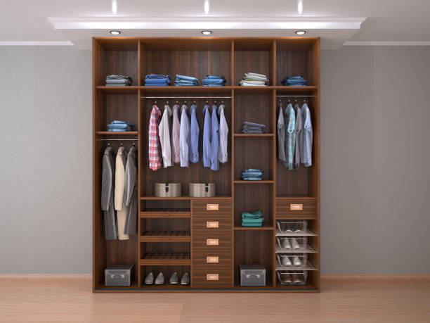 istock wooden outdoor cupboard with sliding doors. 3d illustration 944515330