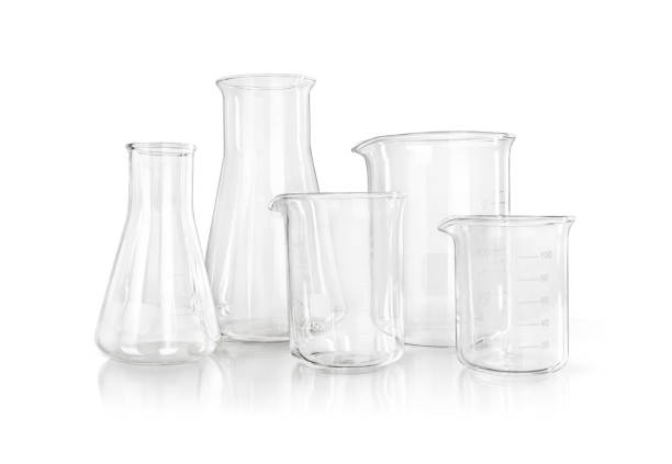 istock Test-tubes isolated on white. Laboratory glassware 944515642