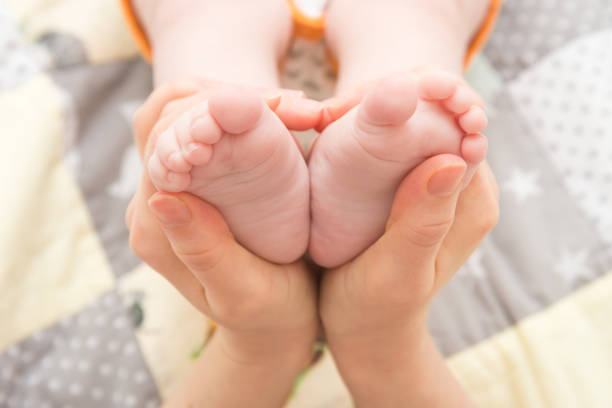 istock Heels of an infant, a child 944523958