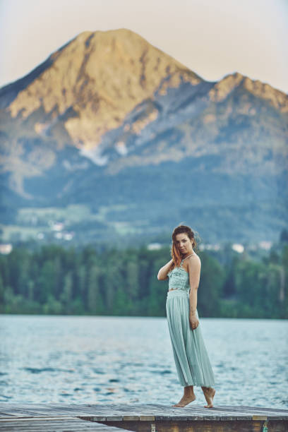istock Lady at the lake 944530948
