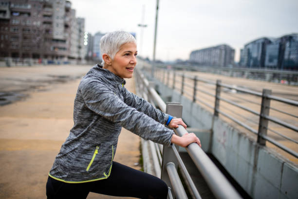 istock Sporty mature woman. 944554434