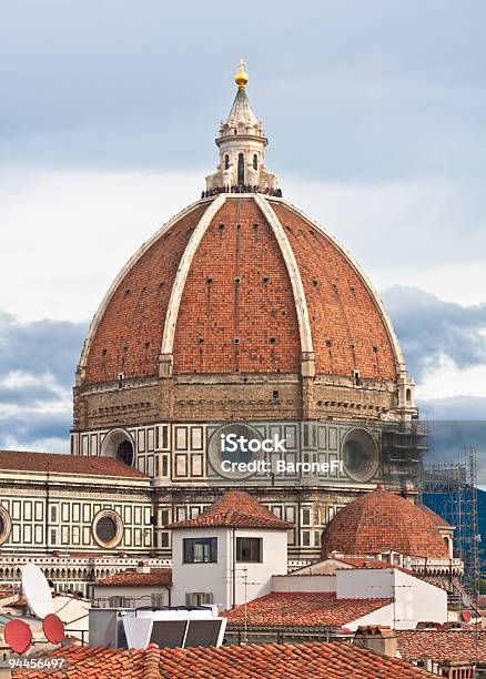 Florence The Dome Of Santa Maria Del Fiore Stock Photo - Download Image Now - Aerial View, Ancient, Antenna - Aerial