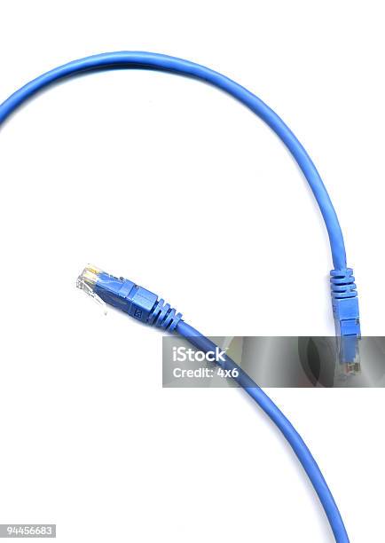 Blue Cable Stock Photo - Download Image Now - Blue, Cable, Color Image