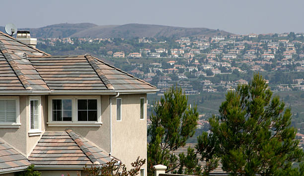 Suburbia Takes over the hills  anaheim california stock pictures, royalty-free photos & images