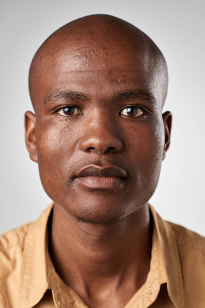istock Studio ID portrait of African man with serious expression 944577472