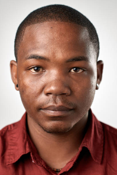 istock Studio portrait of African man with serious expression 944577494