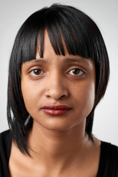 istock Studio portrait of Indian woman with serious expression 944577686