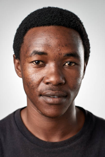 istock Studio portrait of African man with serious expression 944577734