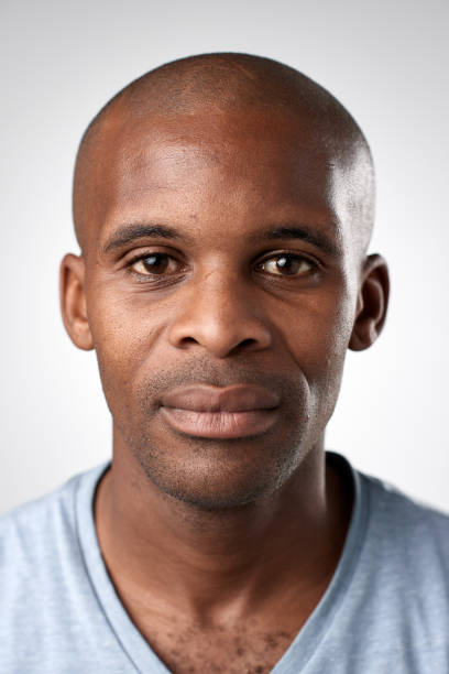 istock Studio portrait of African man with serious expression 944577800