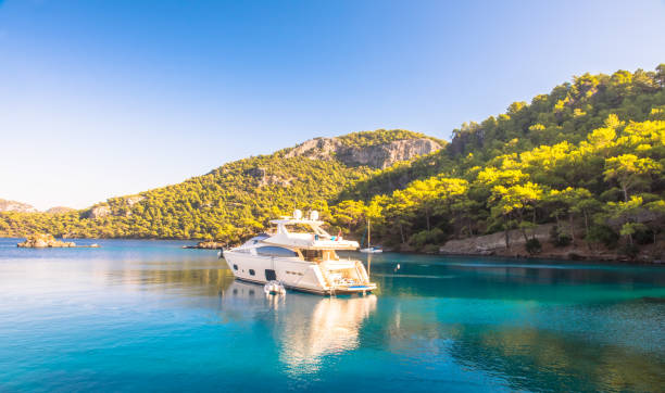 istock Boat sailing in Mediterranean Sea Marmaris, Turkey 944581122